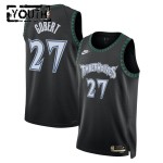 Maillot NBA Minnesota Timberwolves Rudy Gobert Nike 2025-26 Classic Edition Noir Swingman - Enfant